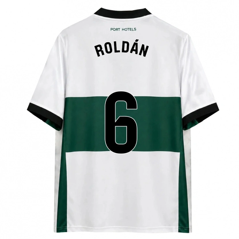 Danxen Kinder Luis Roldán #6 Grün Weiß Rot Heimtrikot Trikot 2026/27 T-Shirt Österreich