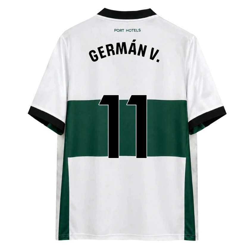 Danxen Kinder Germán Valera #11 Grün Weiß Rot Heimtrikot Trikot 2026/27 T-Shirt Österreich