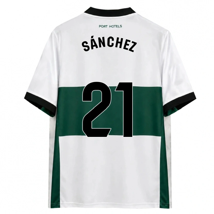 Danxen Kinder Álex Sánchez #21 Grün Weiß Rot Heimtrikot Trikot 2026/27 T-Shirt Österreich