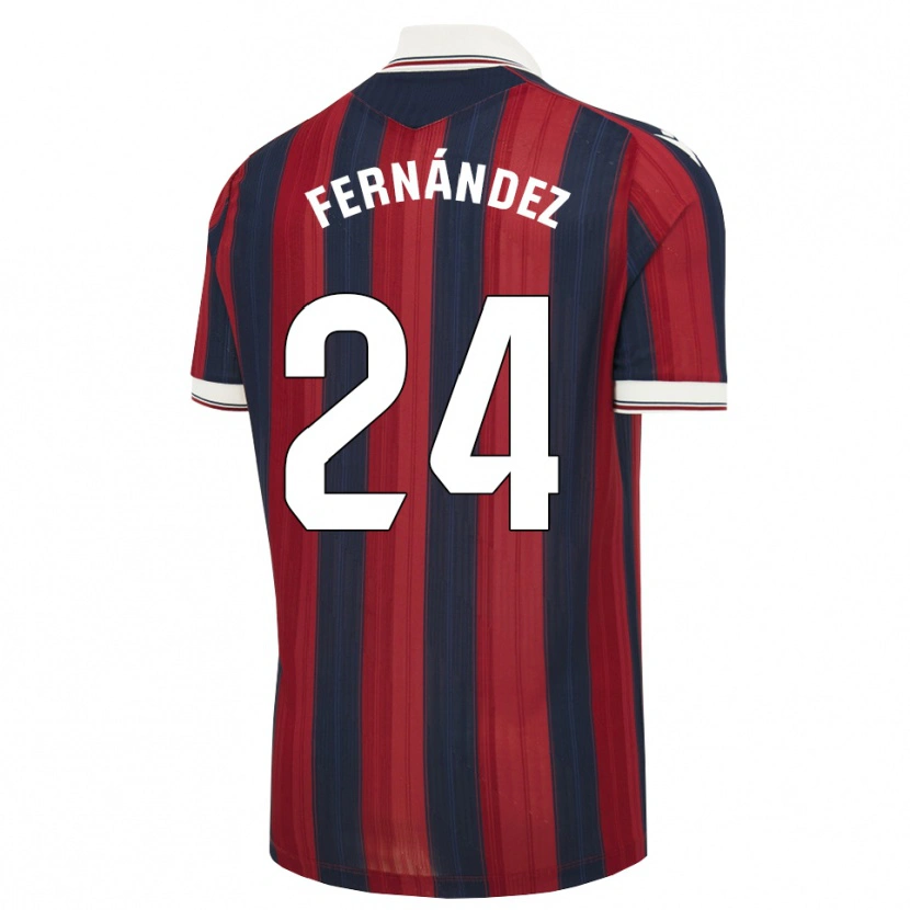 Danxen Kinder Thiago Fernández #24 Mitternachtsblau Rot Heimtrikot Trikot 2026/27 T-Shirt Österreich