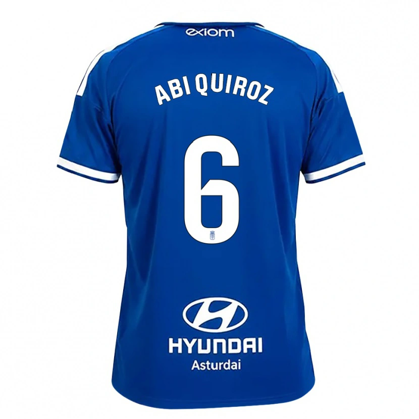 Danxen Kinder Abi Quiroz #6 Mittelblau Weiß Heimtrikot Trikot 2026/27 T-Shirt Österreich