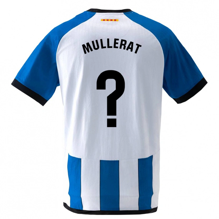 Danxen Kinder Víctor Mullerat #0 Königsblau Weiß Heimtrikot Trikot 2026/27 T-Shirt Österreich