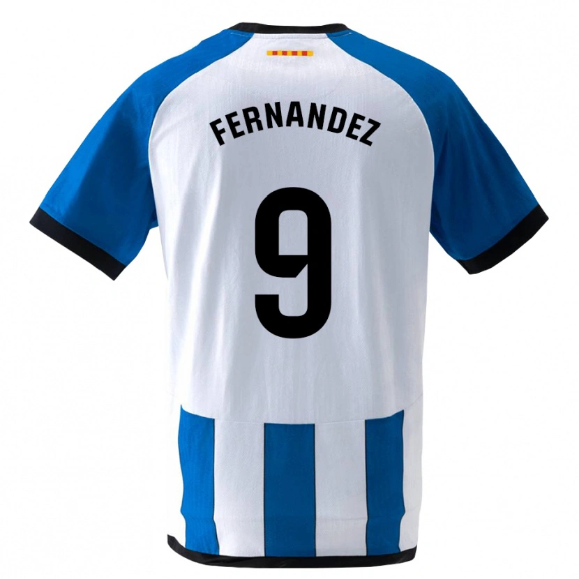 Danxen Kinder Roberto Fernández #9 Königsblau Weiß Heimtrikot Trikot 2026/27 T-Shirt Österreich