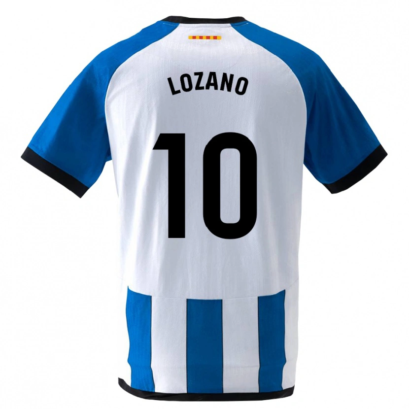 Danxen Kinder Pol Lozano #10 Königsblau Weiß Heimtrikot Trikot 2026/27 T-Shirt Österreich