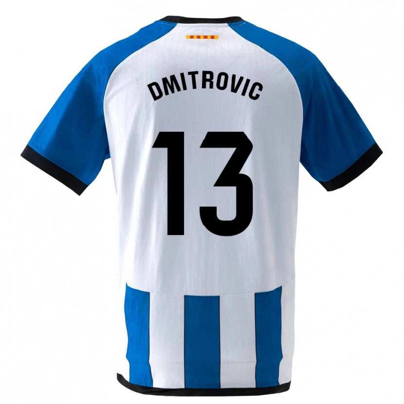 Danxen Kinder Marko Dmitrovic #13 Königsblau Weiß Heimtrikot Trikot 2026/27 T-Shirt Österreich