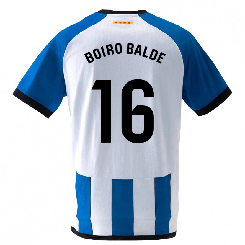 Danxen Kinder Issa Boiro Balde #16 Königsblau Weiß Heimtrikot Trikot 2026/27 T-Shirt Österreich