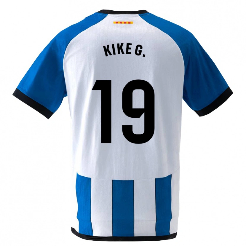 Danxen Kinder Kike García #19 Königsblau Weiß Heimtrikot Trikot 2026/27 T-Shirt Österreich