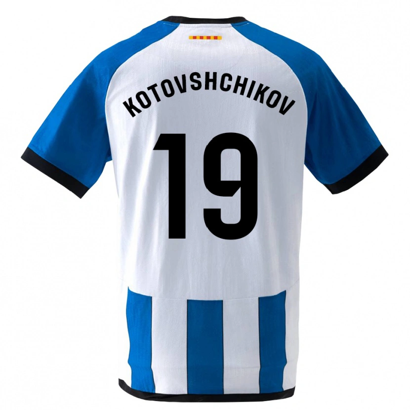 Danxen Kinder Makar Kotovshchikov #19 Königsblau Weiß Heimtrikot Trikot 2026/27 T-Shirt Österreich