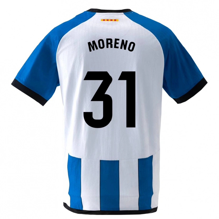 Danxen Kinder Jan Moreno #31 Königsblau Weiß Heimtrikot Trikot 2026/27 T-Shirt Österreich