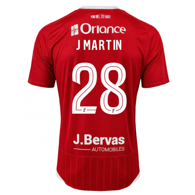 Danxen Kinder Jonas Martin #28 Weiß Rot Heimtrikot Trikot 2026/27 T-Shirt Österreich