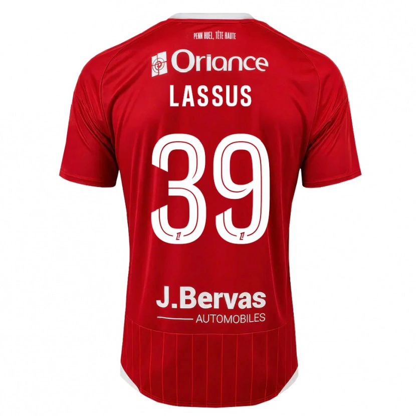Danxen Kinder Axel Lassus #39 Weiß Rot Heimtrikot Trikot 2026/27 T-Shirt Österreich