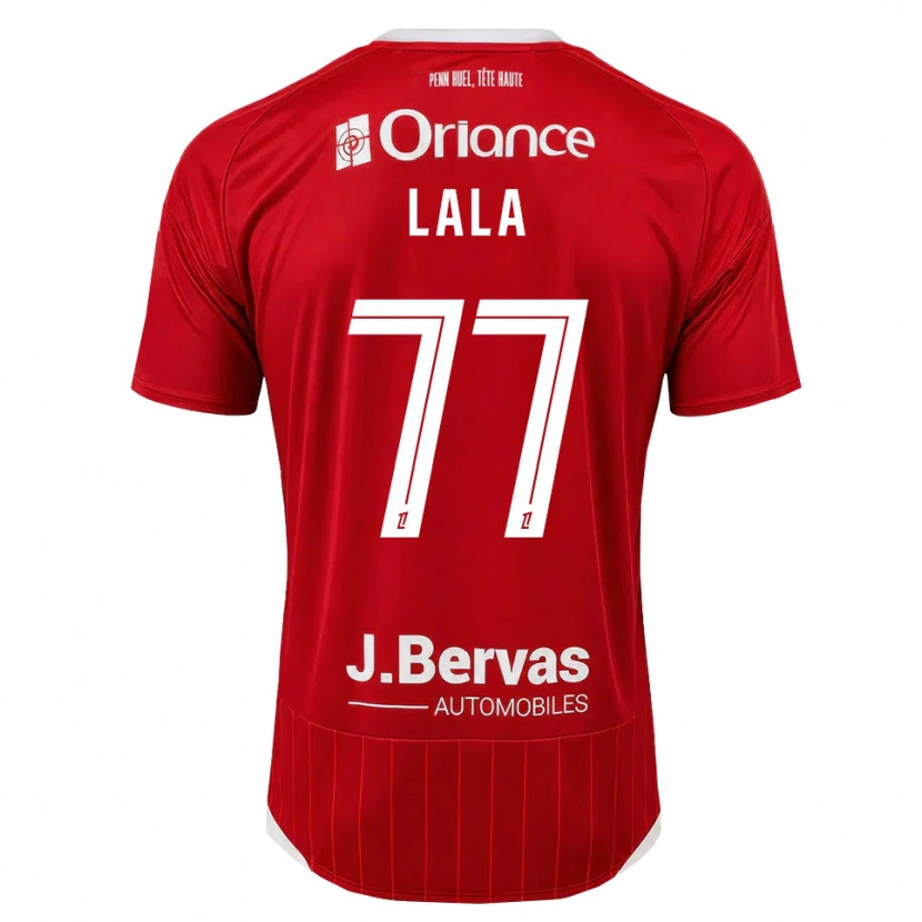 Danxen Kinder Kenny Lala #77 Weiß Rot Heimtrikot Trikot 2026/27 T-Shirt Österreich