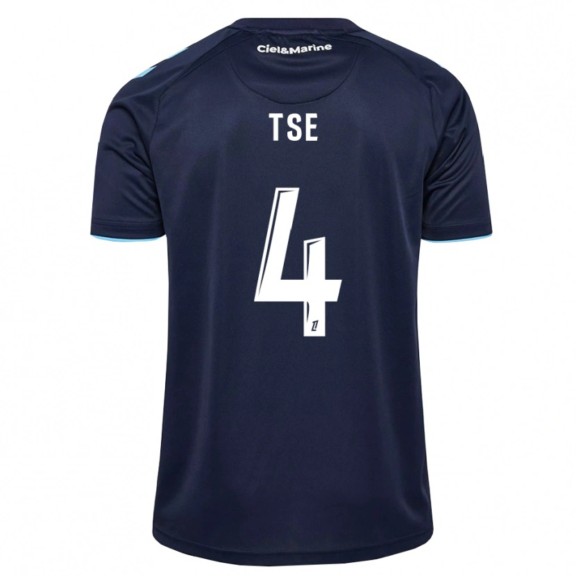 Danxen Kinder Élisabeth Tsé #4 Kornblumenblau Mitternachtsblau Heimtrikot Trikot 2026/27 T-Shirt Österreich