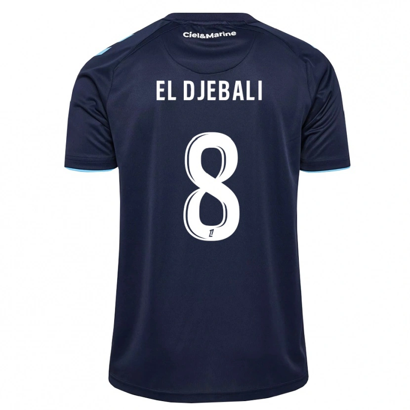 Danxen Kinder Rayan El Djebali #8 Kornblumenblau Mitternachtsblau Heimtrikot Trikot 2026/27 T-Shirt Österreich