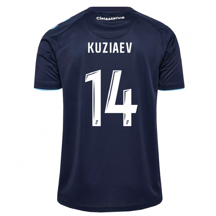 Danxen Kinder Daler Kuzyaev #14 Kornblumenblau Mitternachtsblau Heimtrikot Trikot 2026/27 T-Shirt Österreich