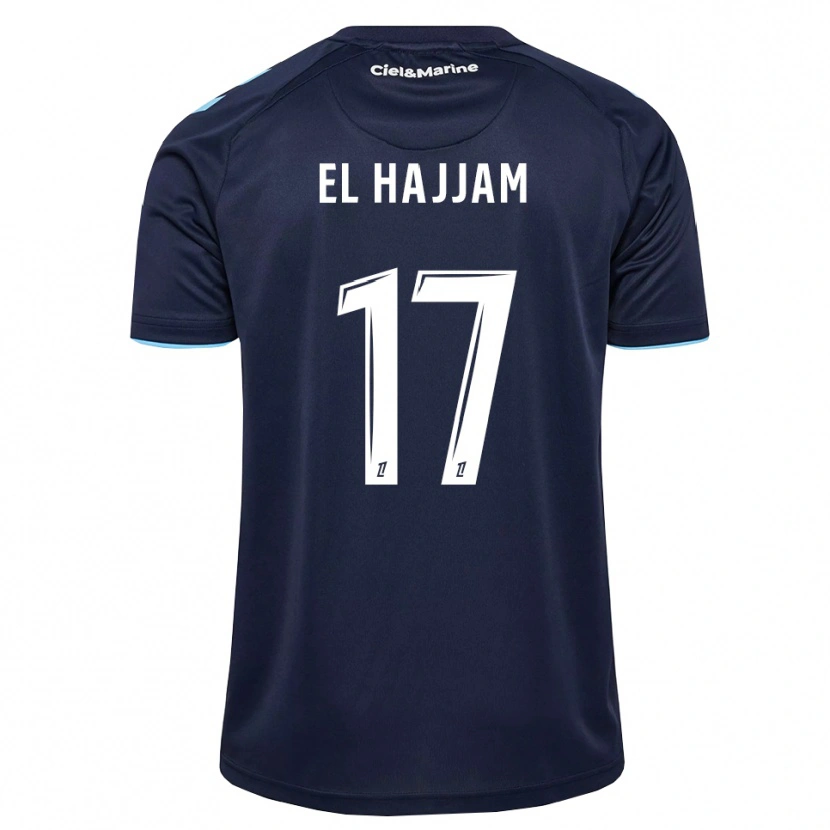 Danxen Kinder Oualid El Hajjam #17 Kornblumenblau Mitternachtsblau Heimtrikot Trikot 2026/27 T-Shirt Österreich