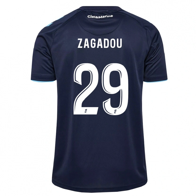 Danxen Kinder Stephan Zagadou #29 Kornblumenblau Mitternachtsblau Heimtrikot Trikot 2026/27 T-Shirt Österreich