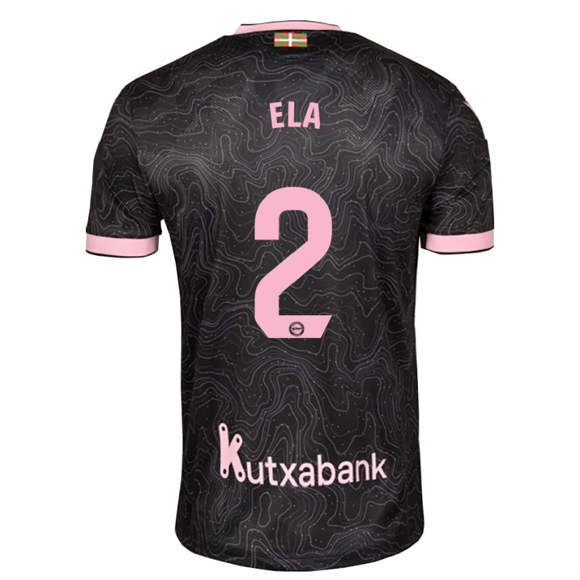 Danxen Kinder Noé Ela #2 Schwarz Pink Auswärtstrikot Trikot 2026/27 T-Shirt Österreich