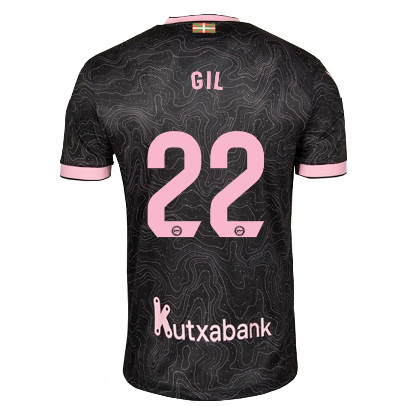 Danxen Kinder Raquel Gil #22 Schwarz Pink Auswärtstrikot Trikot 2026/27 T-Shirt Österreich