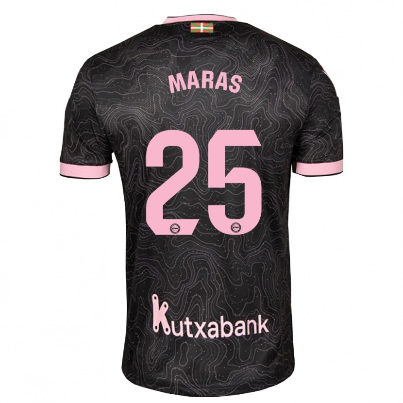 Danxen Kinder Nikola Maras #25 Schwarz Pink Auswärtstrikot Trikot 2026/27 T-Shirt Österreich
