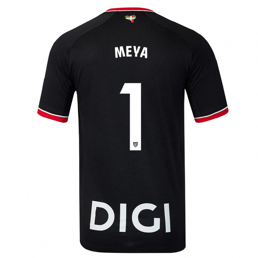 Danxen Kinder Aina Meya Bellot #1 Schwarz Weiß Rot Auswärtstrikot Trikot 2026/27 T-Shirt Österreich