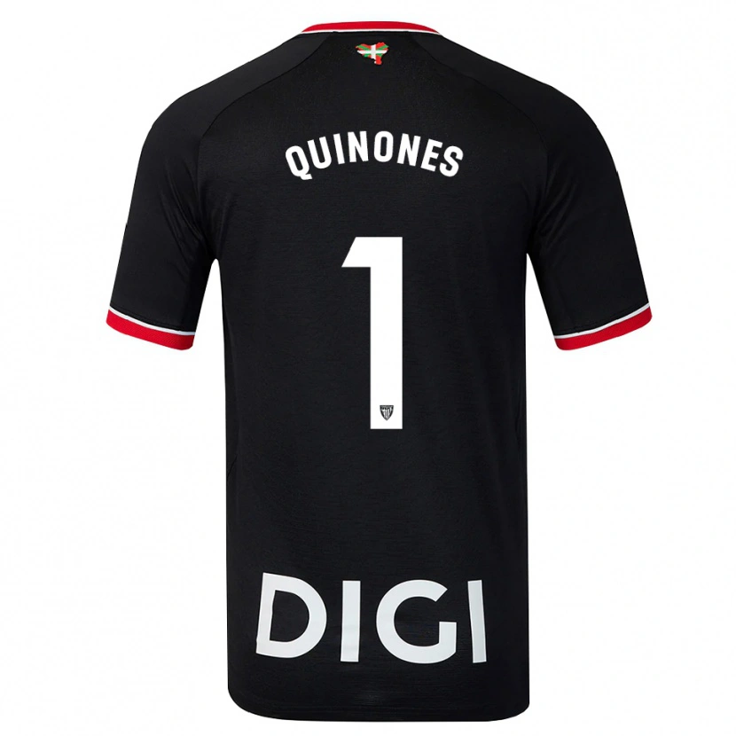 Danxen Kinder Mariasun Quiñones #1 Schwarz Weiß Rot Auswärtstrikot Trikot 2026/27 T-Shirt Österreich