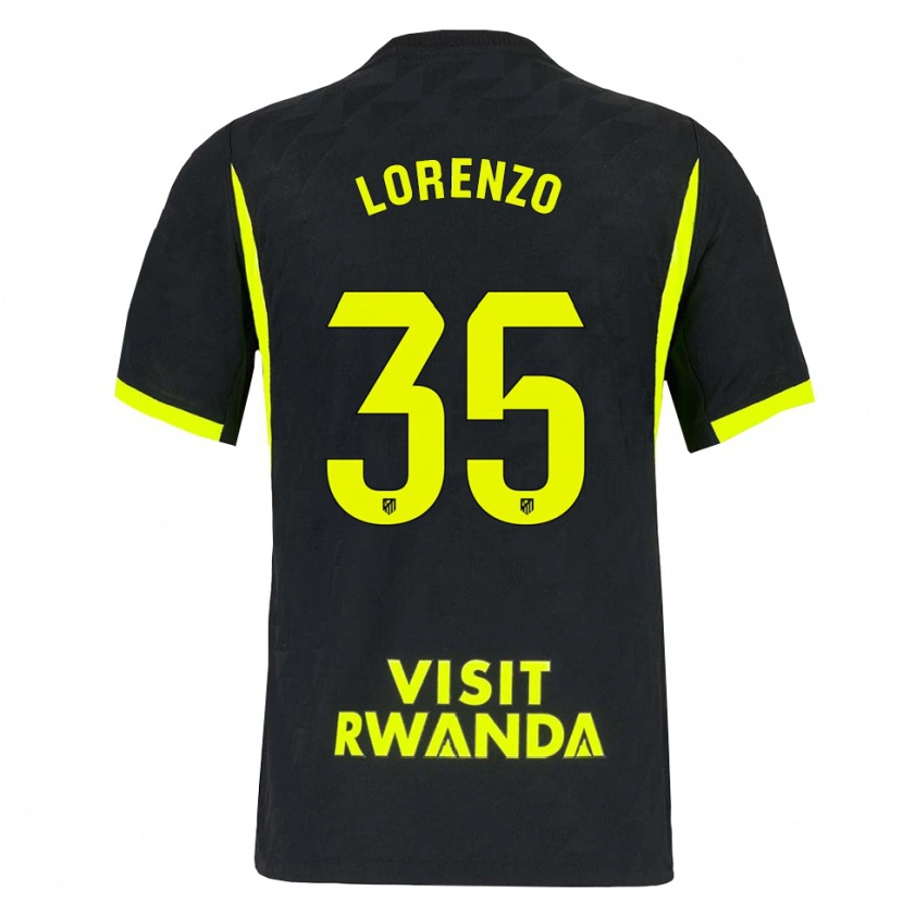 Danxen Kinder Diego Lorenzo #35 Hellgrün Schwarz Auswärtstrikot Trikot 2026/27 T-Shirt Österreich