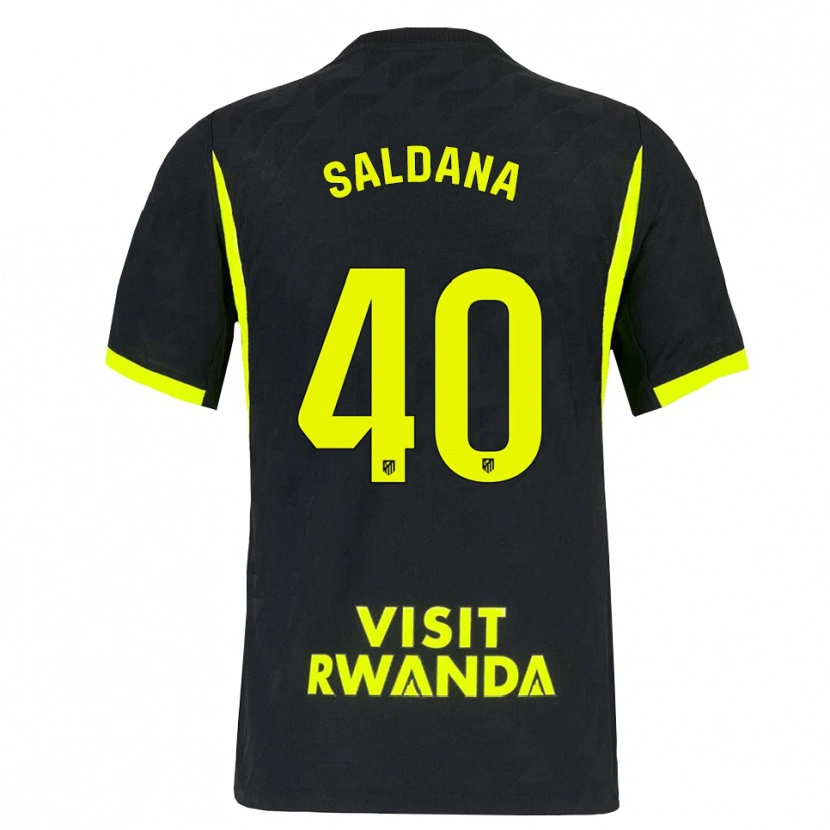 Danxen Kinder Jose Saldana #40 Hellgrün Schwarz Auswärtstrikot Trikot 2026/27 T-Shirt Österreich