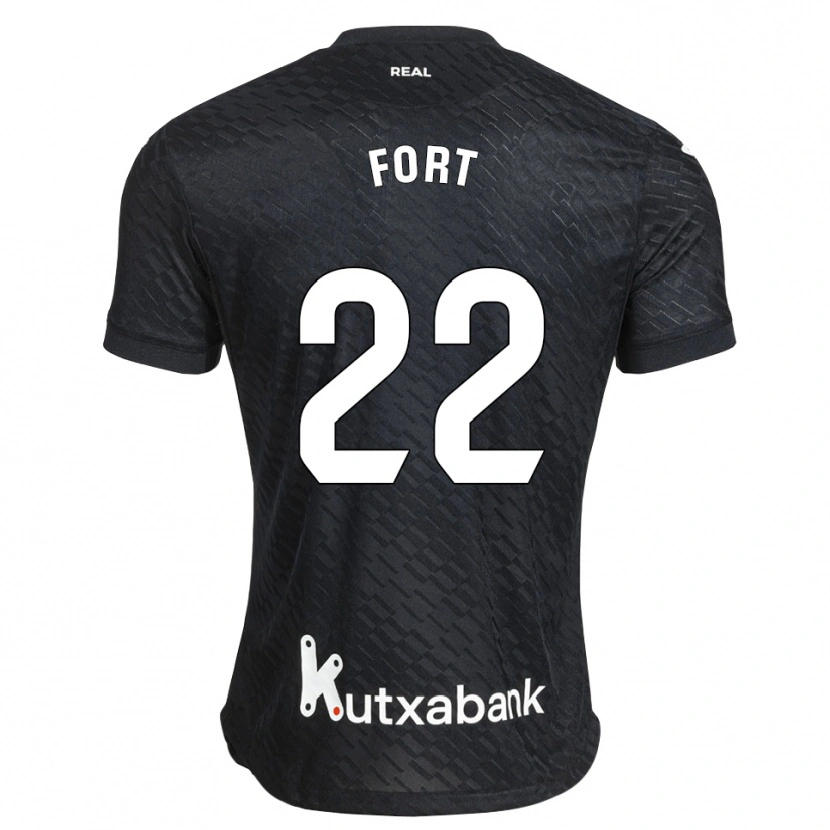 Danxen Kinder Héctor Fort #22 Schwarz Weiß Auswärtstrikot Trikot 2026/27 T-Shirt Österreich