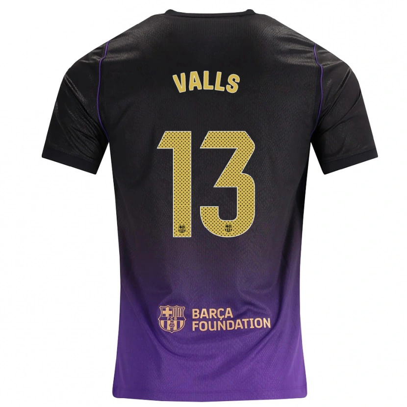 Danxen Kinder Gerard Valls #13 Lila Gelb Schwarz Auswärtstrikot Trikot 2026/27 T-Shirt Österreich