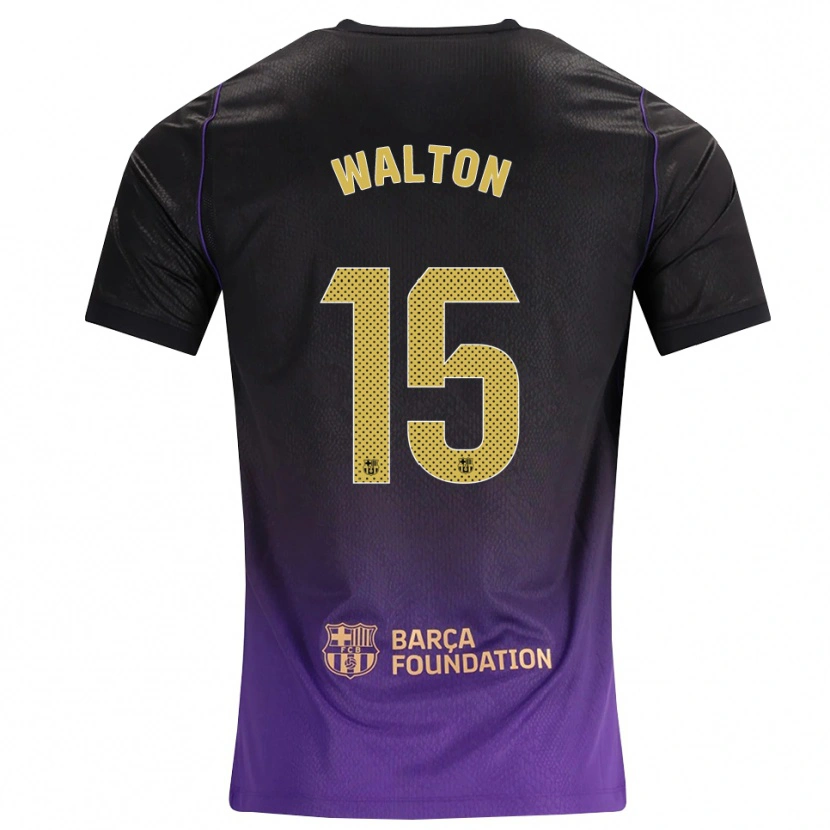 Danxen Kinder Alex Walton #15 Lila Gelb Schwarz Auswärtstrikot Trikot 2026/27 T-Shirt Österreich