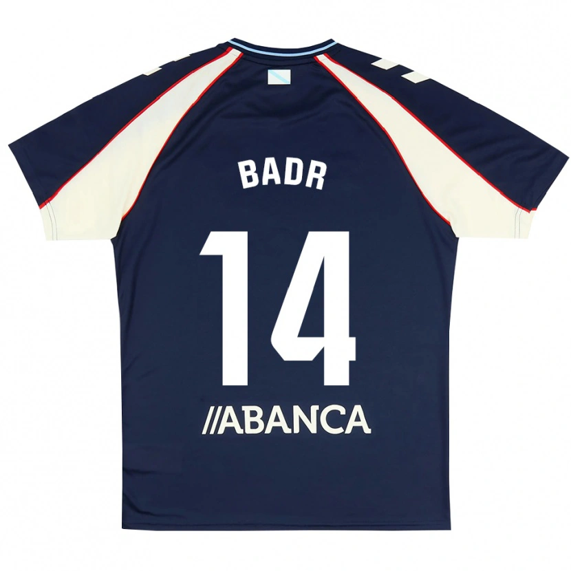 Danxen Kinder Mahmoud Badr #14 Königsblau Rot Weiß Auswärtstrikot Trikot 2026/27 T-Shirt Österreich