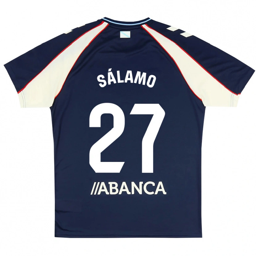 Danxen Kinder Jorge Sálamo #27 Königsblau Rot Weiß Auswärtstrikot Trikot 2026/27 T-Shirt Österreich