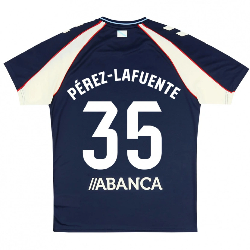 Danxen Kinder Jorge Pérez-Lafuente #35 Königsblau Rot Weiß Auswärtstrikot Trikot 2026/27 T-Shirt Österreich