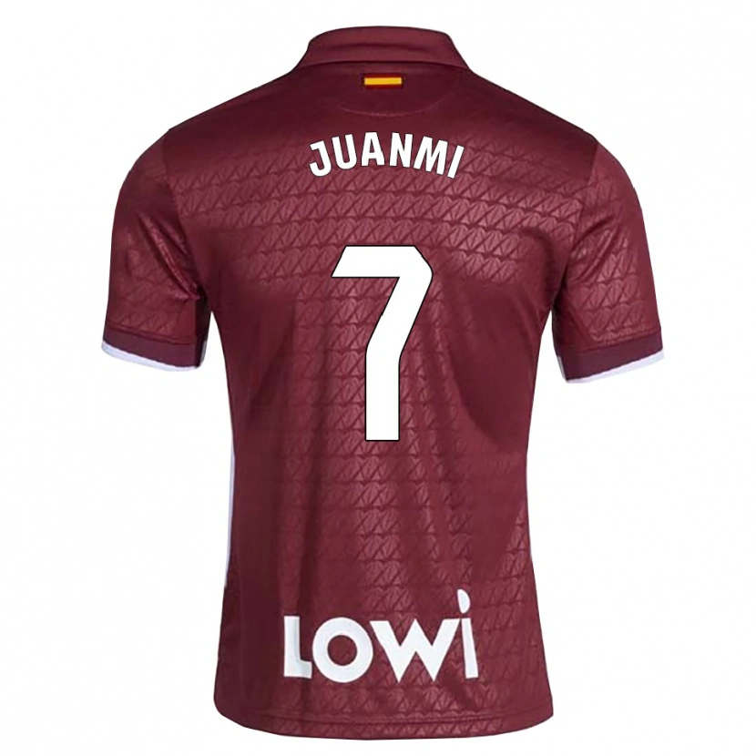 Danxen Kinder Juan Miguel Jiménez López #7 Dunkelrot Weiß Auswärtstrikot Trikot 2026/27 T-Shirt Österreich