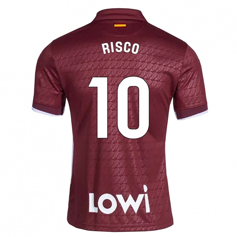 Danxen Kinder Alberto Risco #10 Dunkelrot Weiß Auswärtstrikot Trikot 2026/27 T-Shirt Österreich