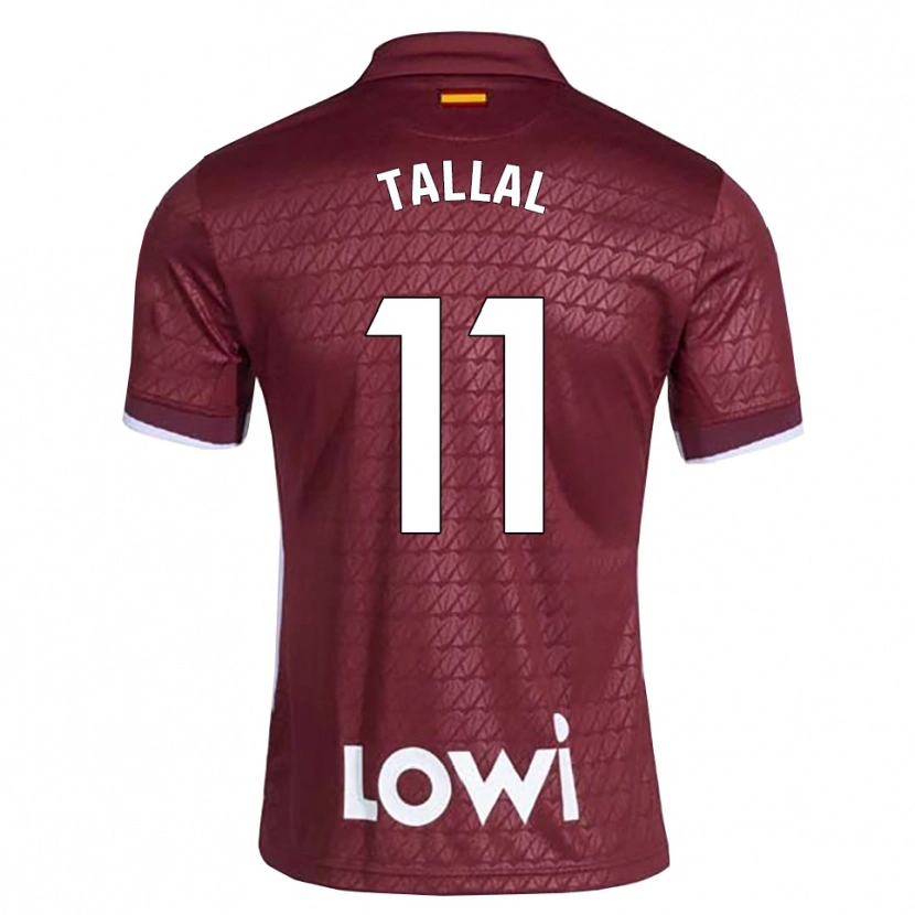 Danxen Kinder Yassin Tallal #11 Dunkelrot Weiß Auswärtstrikot Trikot 2026/27 T-Shirt Österreich