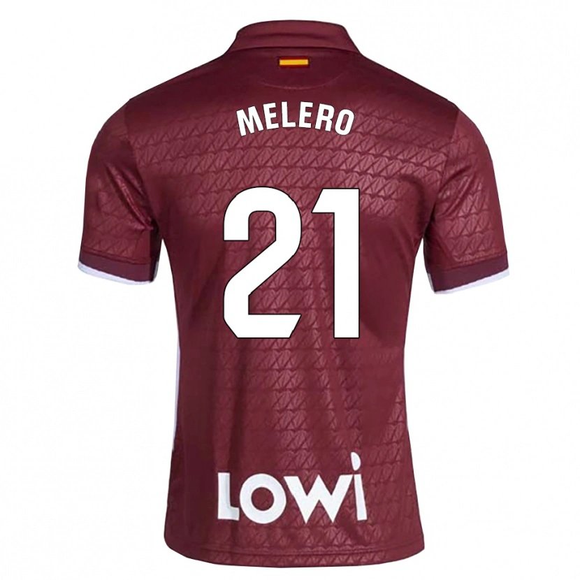 Danxen Kinder Pablo Melero #21 Dunkelrot Weiß Auswärtstrikot Trikot 2026/27 T-Shirt Österreich
