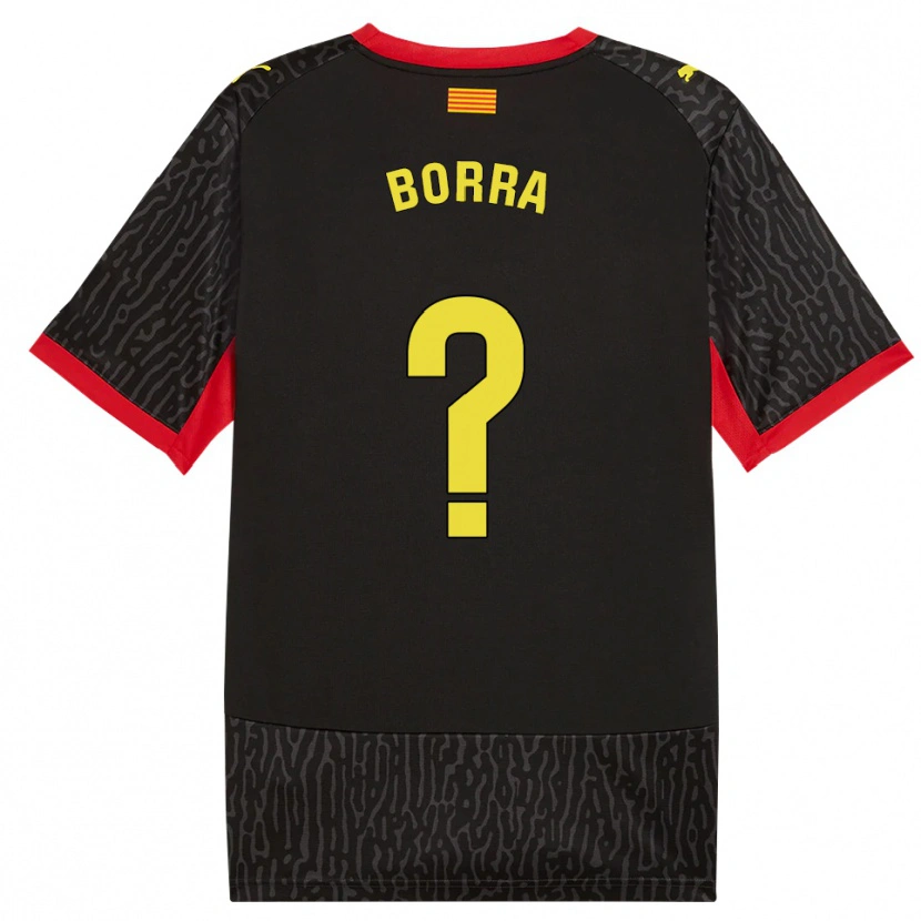 Danxen Kinder Biel Borra #0 Schwarz Gelb Rot Auswärtstrikot Trikot 2026/27 T-Shirt Österreich