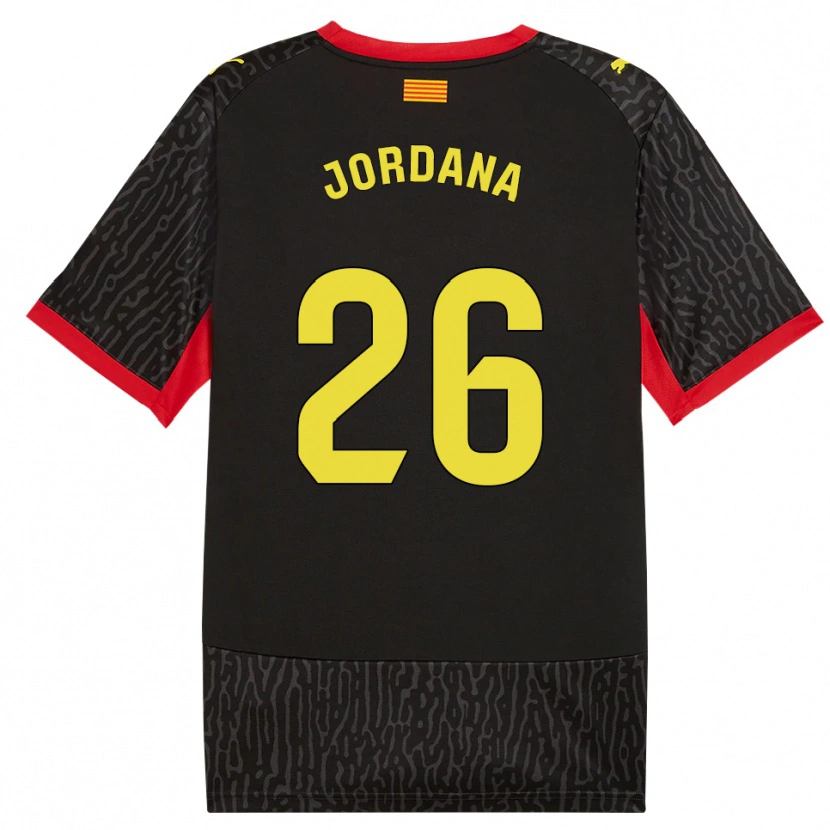 Danxen Kinder Gibert Jordana #26 Schwarz Gelb Rot Auswärtstrikot Trikot 2026/27 T-Shirt Österreich