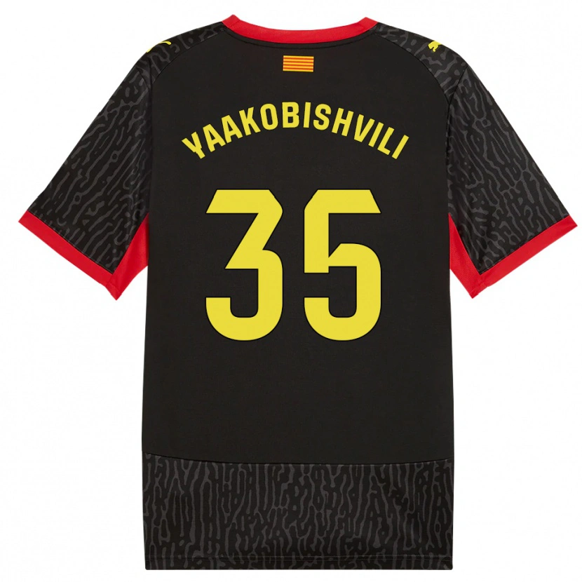 Danxen Kinder Antal Yaakobishvili #35 Schwarz Gelb Rot Auswärtstrikot Trikot 2026/27 T-Shirt Österreich