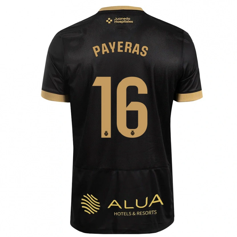 Danxen Kinder Martí Payeras #16 Schwarz Sandbraun Burly Wood Auswärtstrikot Trikot 2026/27 T-Shirt Österreich