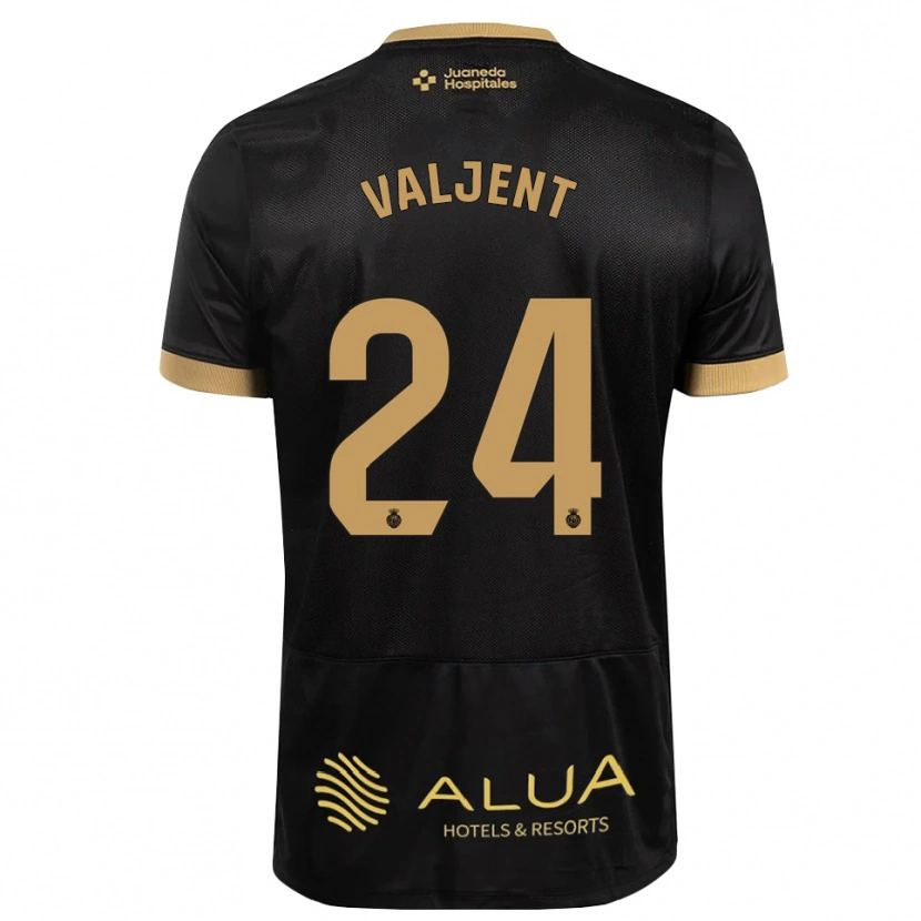 Danxen Kinder Martin Valjent #24 Schwarz Sandbraun Burly Wood Auswärtstrikot Trikot 2026/27 T-Shirt Österreich