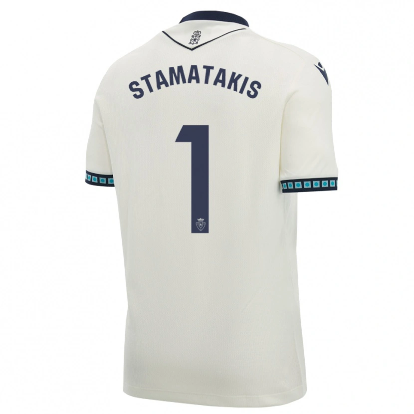 Danxen Kinder Dimitrios Stamatakis #1 Weiß Schwarz Hellblau Auswärtstrikot Trikot 2026/27 T-Shirt Österreich