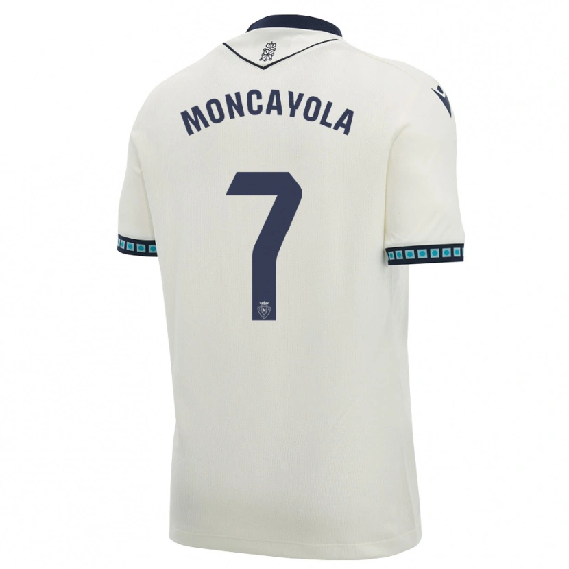 Danxen Kinder Jon Moncayola #7 Weiß Schwarz Hellblau Auswärtstrikot Trikot 2026/27 T-Shirt Österreich
