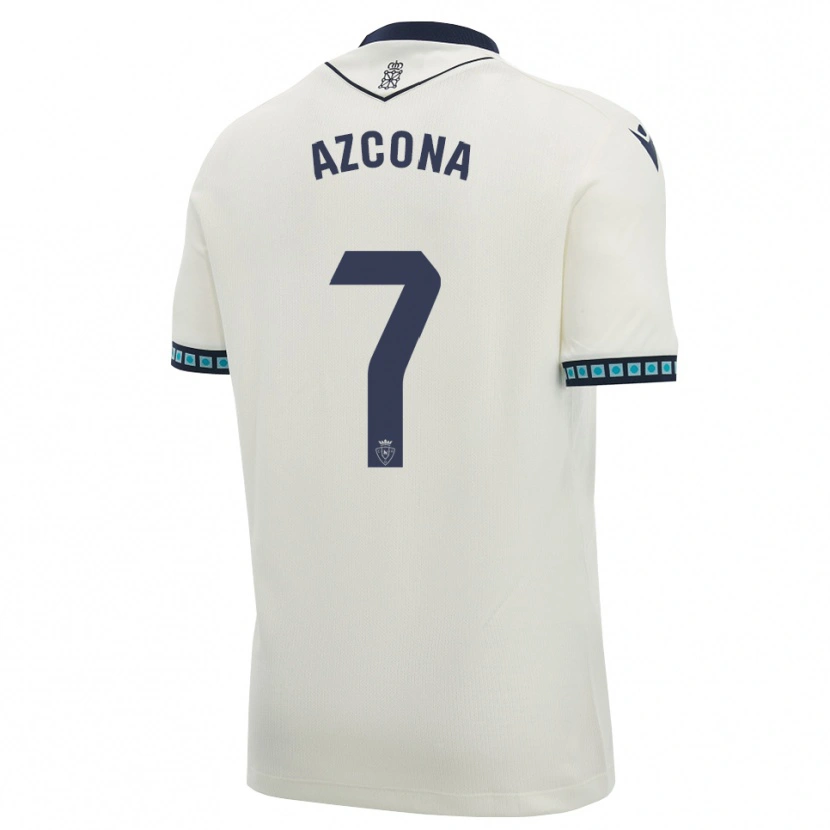 Danxen Kinder Rubén Azcona #7 Weiß Schwarz Hellblau Auswärtstrikot Trikot 2026/27 T-Shirt Österreich