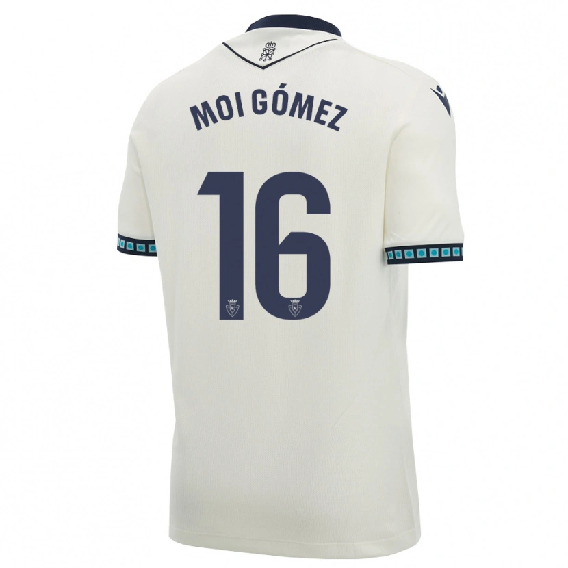 Danxen Kinder Moi Gómez #16 Weiß Schwarz Hellblau Auswärtstrikot Trikot 2026/27 T-Shirt Österreich