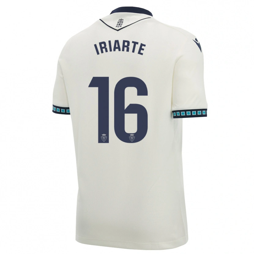 Danxen Kinder Hodei Iriarte #16 Weiß Schwarz Hellblau Auswärtstrikot Trikot 2026/27 T-Shirt Österreich