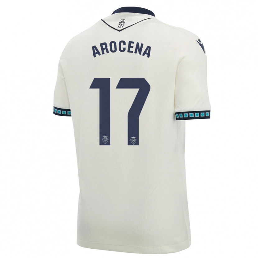 Danxen Kinder Asier Arocena #17 Weiß Schwarz Hellblau Auswärtstrikot Trikot 2026/27 T-Shirt Österreich