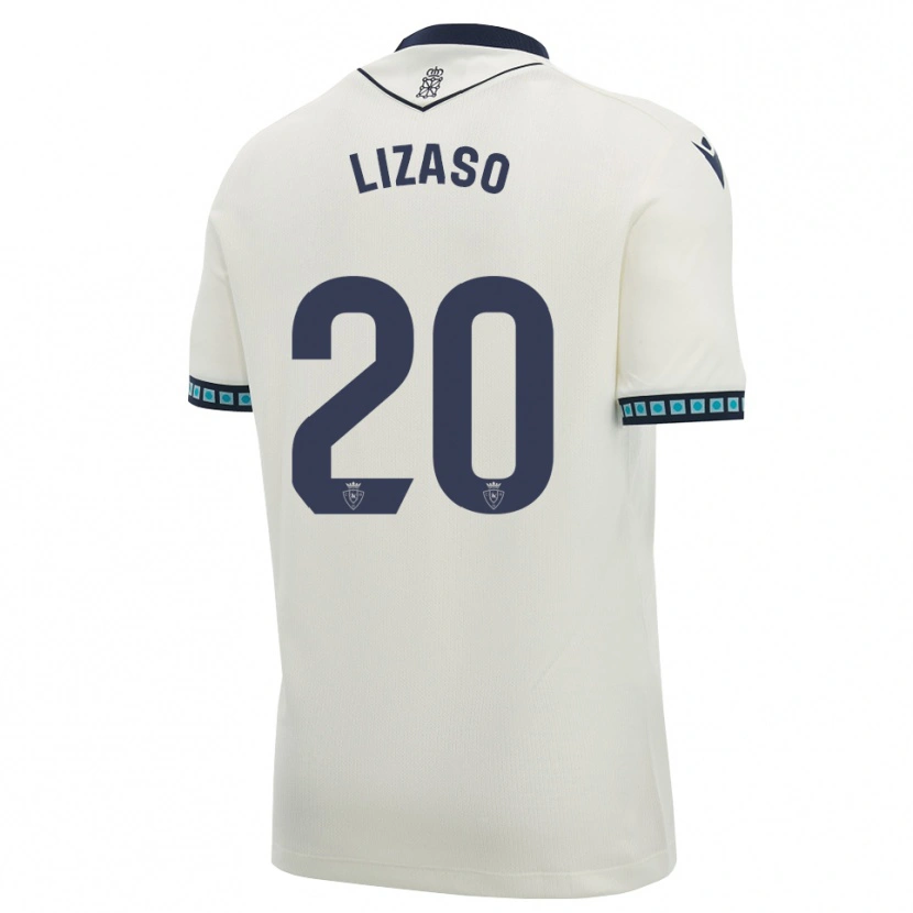 Danxen Kinder Iker Lizaso #20 Weiß Schwarz Hellblau Auswärtstrikot Trikot 2026/27 T-Shirt Österreich
